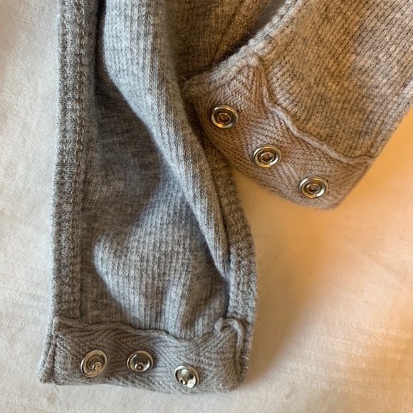 Grey Ribbed Bodysuit - Picture 5 of 5